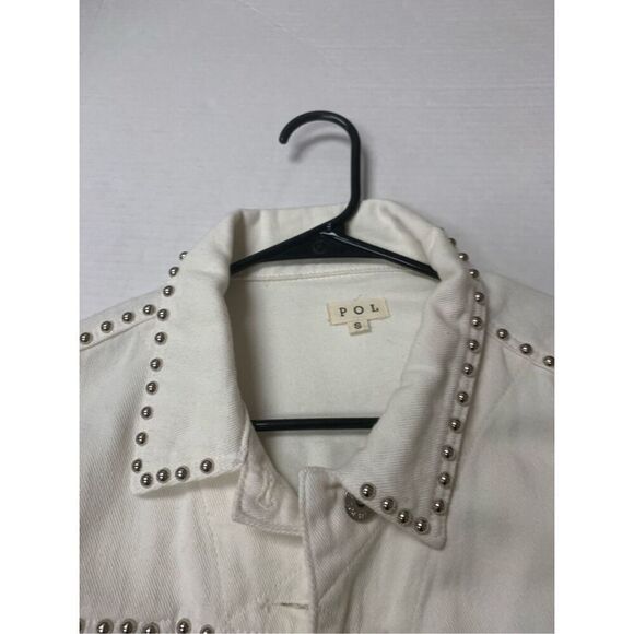 Silver Studded POL Denim Jacket - Picture 5 of 9